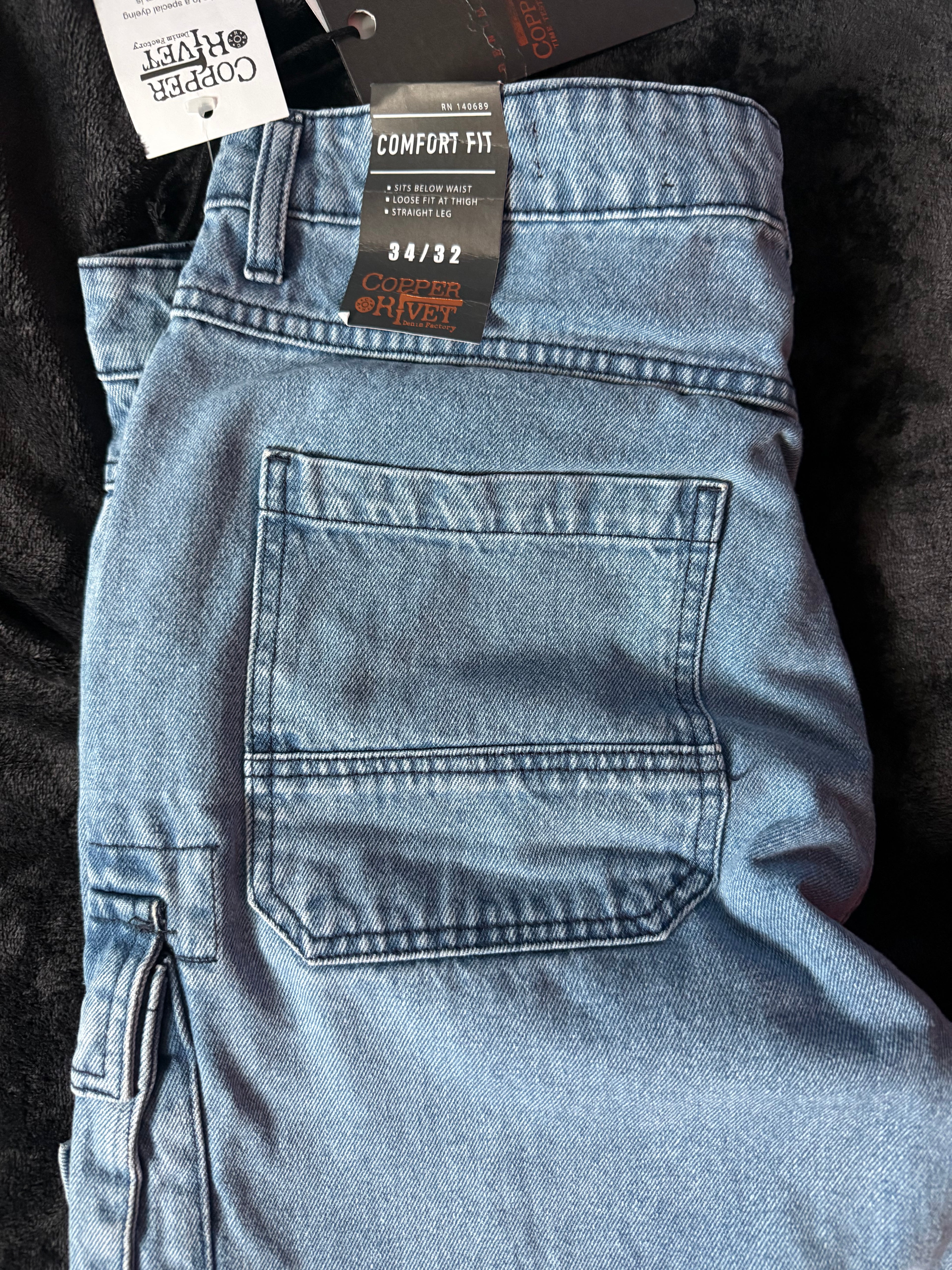 👖 Copper River True Fit Cargo Jeans – Size 34x32