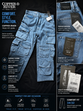 👖 Copper River True Fit Cargo Jeans – Size 34x32